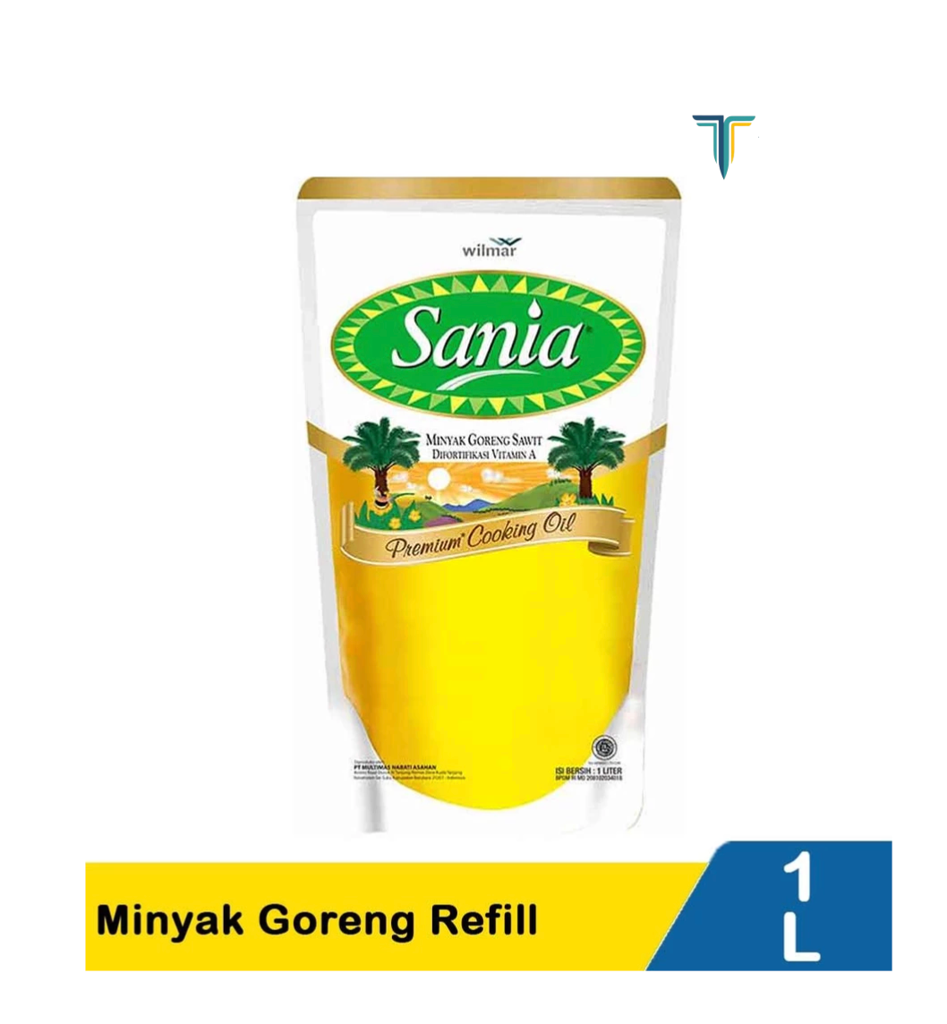 Minyak Goreng Sania Pouch 1 Liter